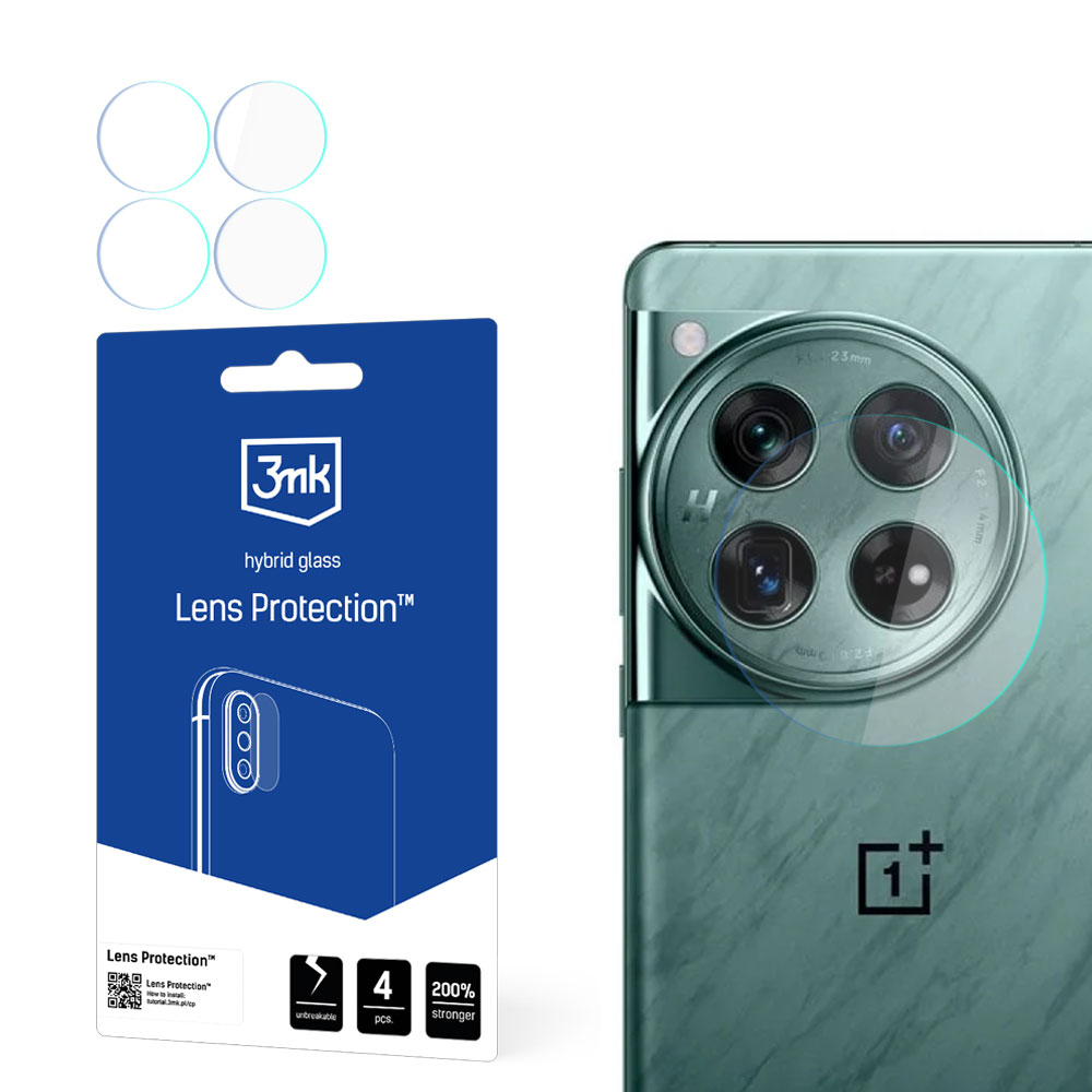 3mk Lens Protection™ гибридное стекло для камеры OnePlus 12