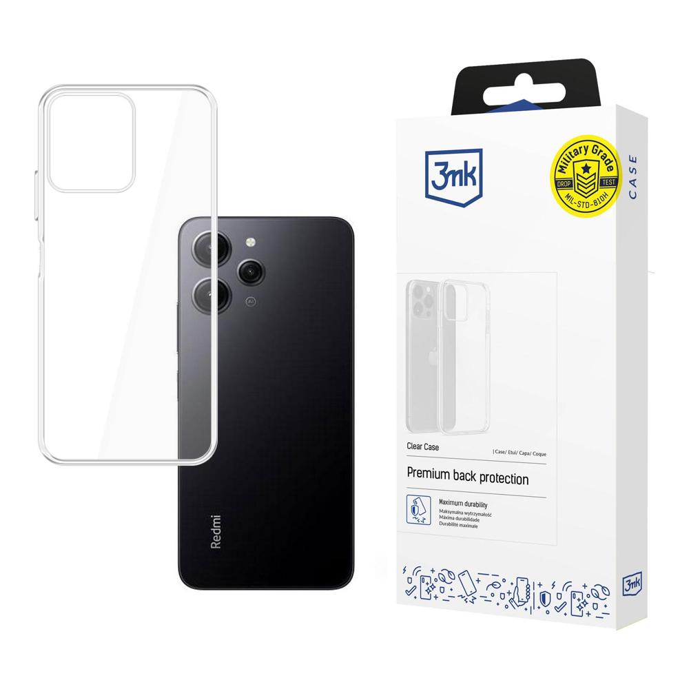 3mk Clear Ümbris jaoks Xiaomi Redmi 12 - läbipaistev