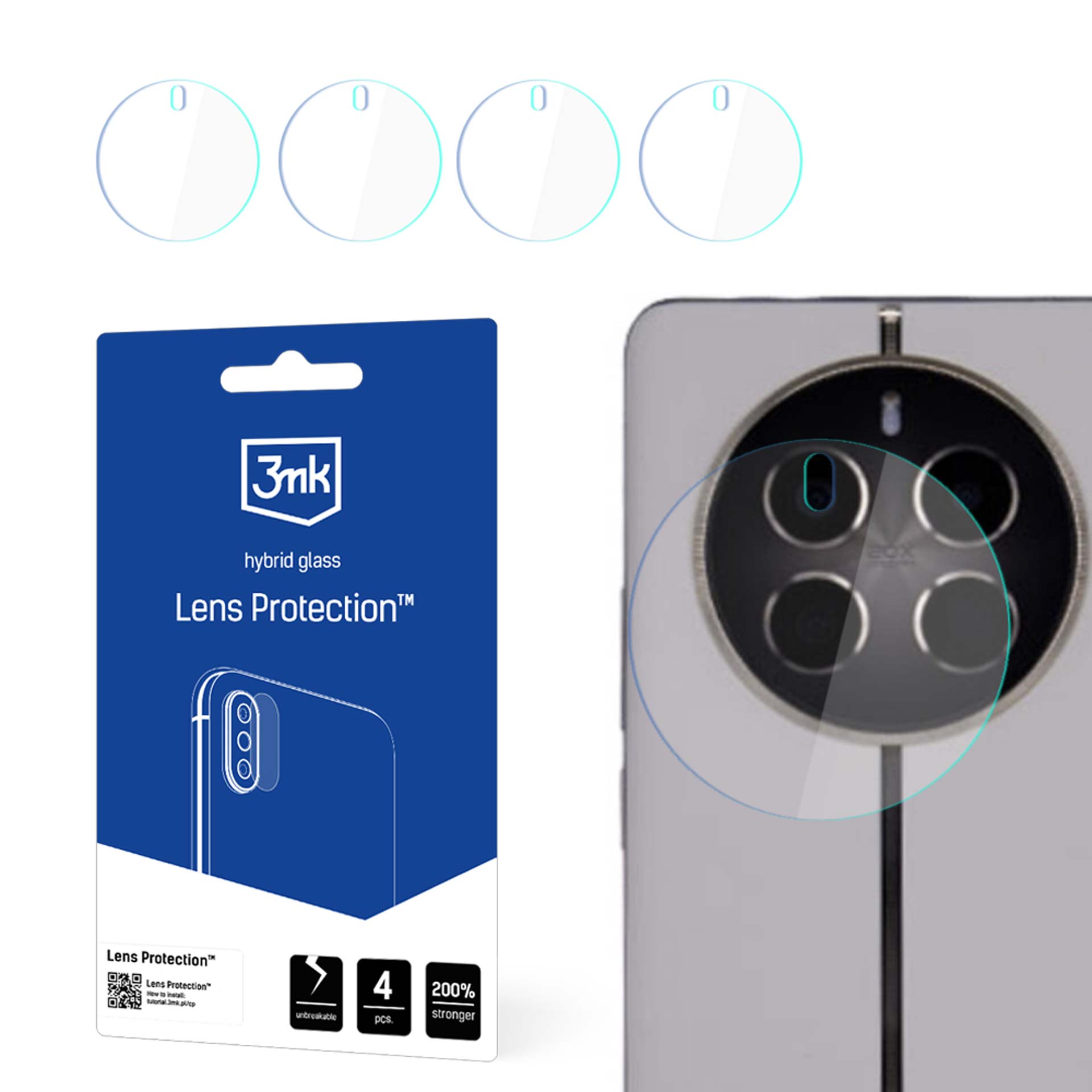 3mk Lens Protection™ hybrid camera glass jaoks Realme 12 Pro/12 Pro+