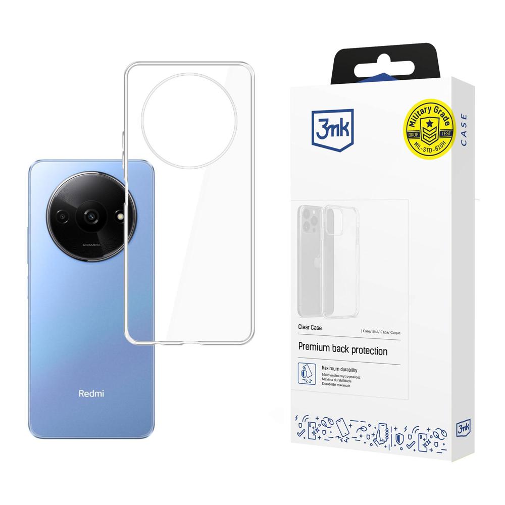 3mk Clear Ümbris jaoks Xiaomi Redmi A3 - läbipaistev