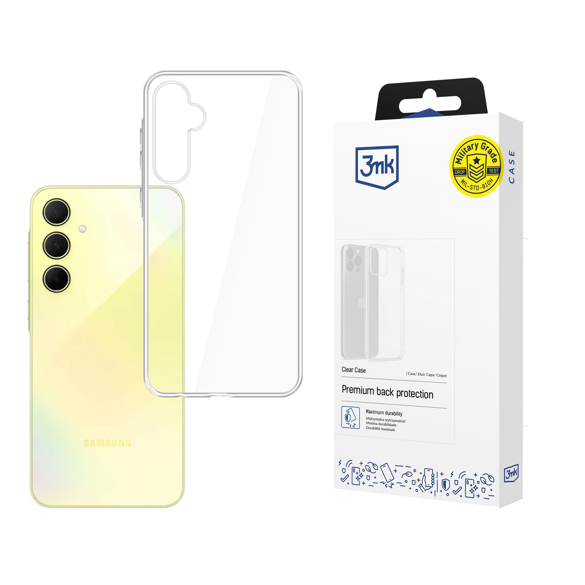 3mk Clear Ümbris jaoks Samsung Galaxy A35 5G - läbipaistev