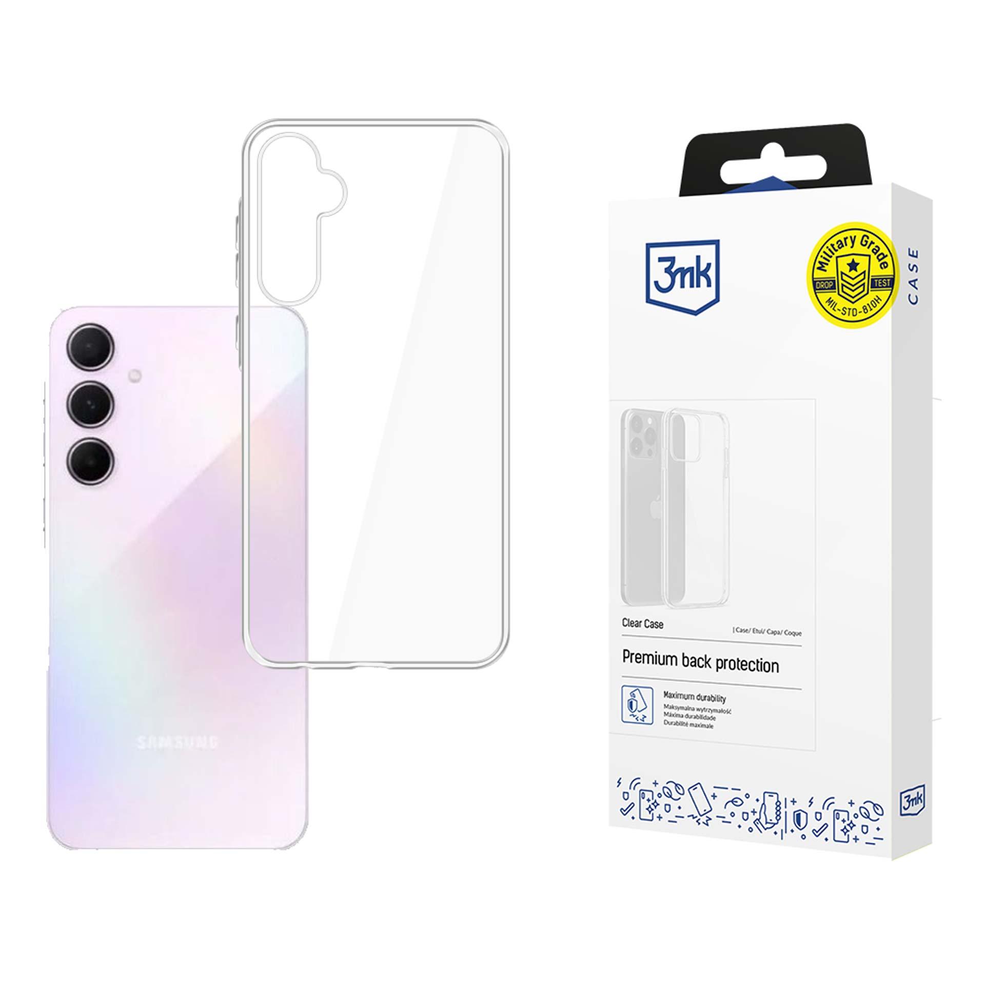 3mk Clear Ümbris jaoks Samsung Galaxy M35 5G - läbipaistev