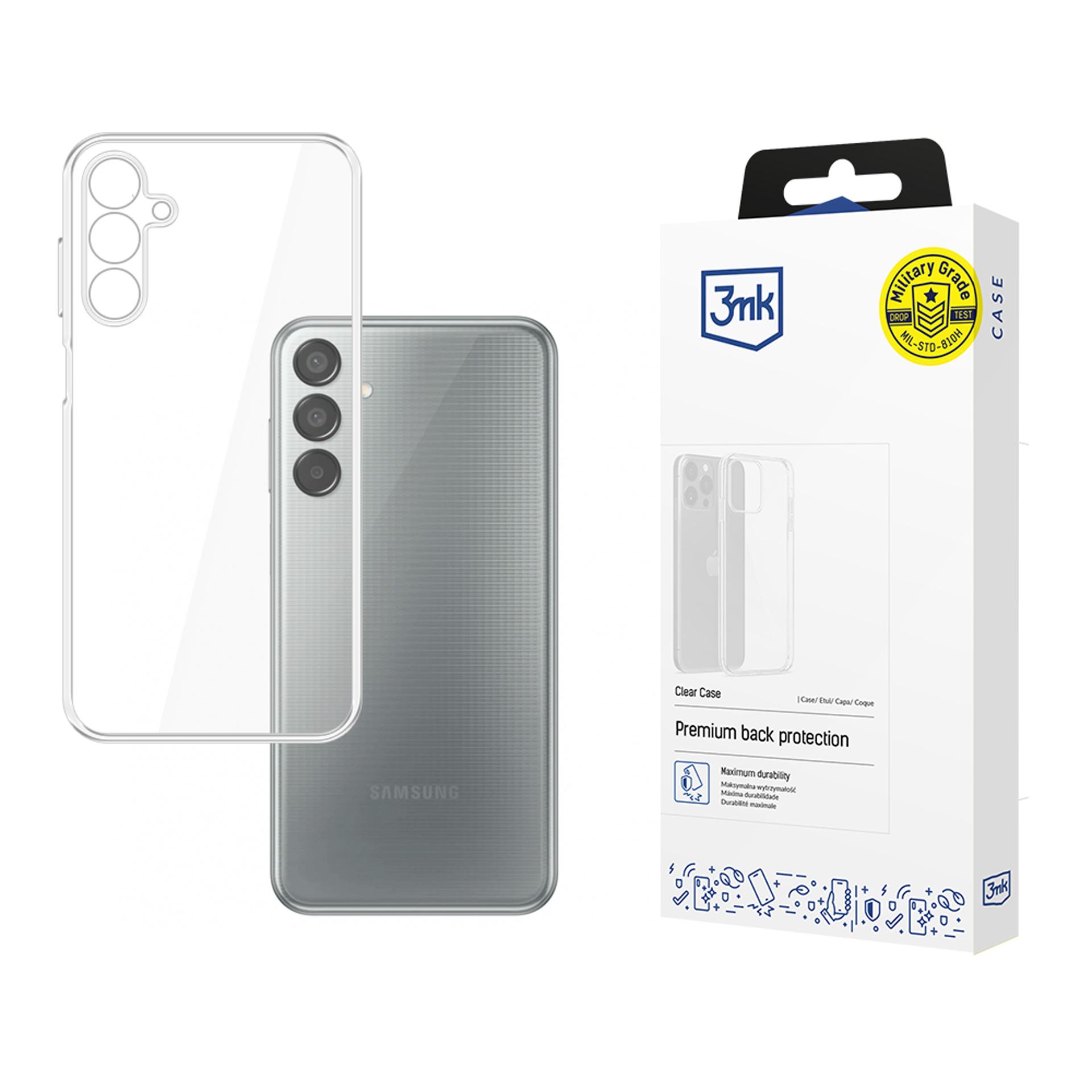 3mk Clear Ümbris jaoks Samsung Galaxy M15 5G - läbipaistev