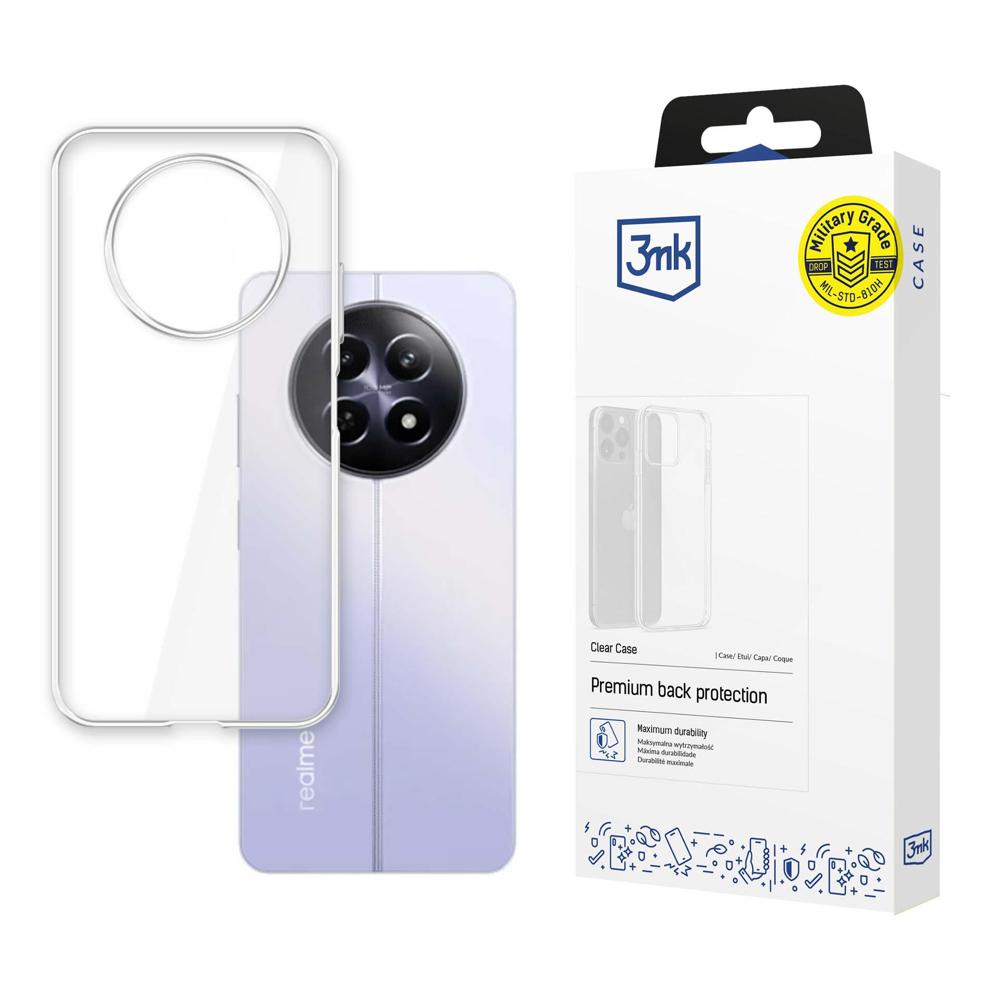 3mk Clear Ümbris jaoks Realme 12 5G - läbipaistev
