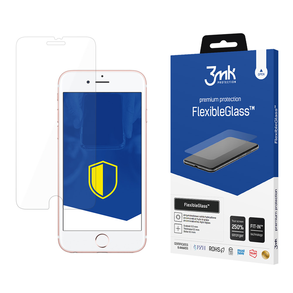 3mk FlexibleGlass™ Hübriidklaas jaoks iPhone 7 Plus