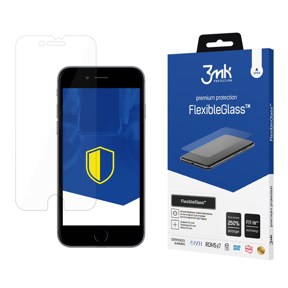 3mk FlexibleGlass™ Hübriidklaas jaoks iPhone 7