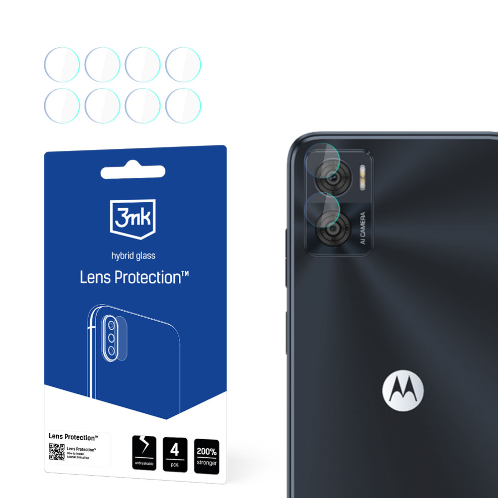 3mk Lens Protection™ Hybrid Camera Glass jaoks Motorola Moto E22 / E22i
