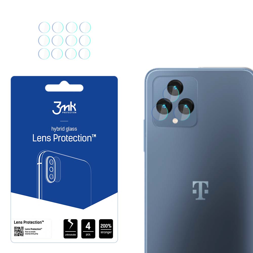 3mk Lens Protection™ hybrid camera glass jaoks T-Mobile T Phone Pro 5G / Revvl 6 Pro 5G