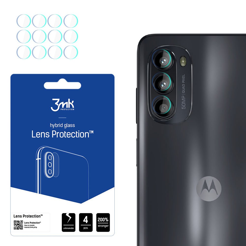3mk Lens Protection™ гибридное стекло камеры для Motorola Moto G52