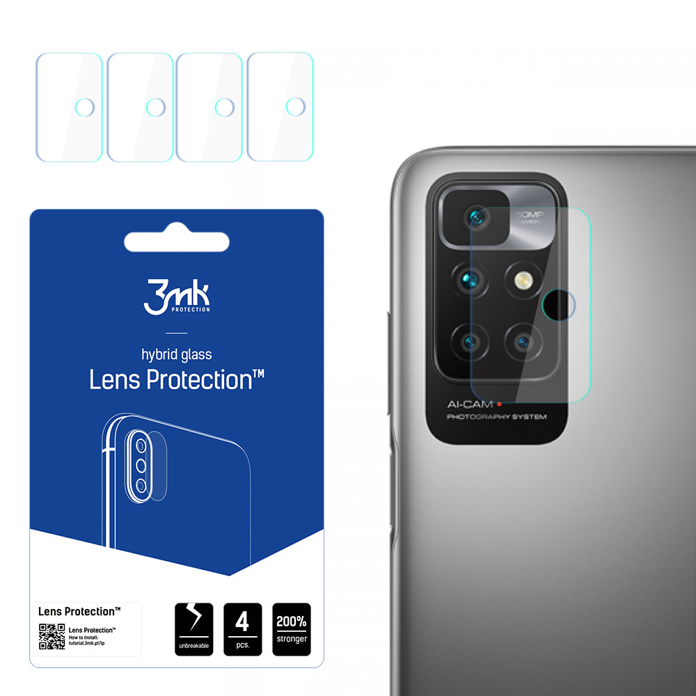 3mk Lens Protection™ hübriidne kaamera objektiivi klaas Xiaomi Redmi 10 2022