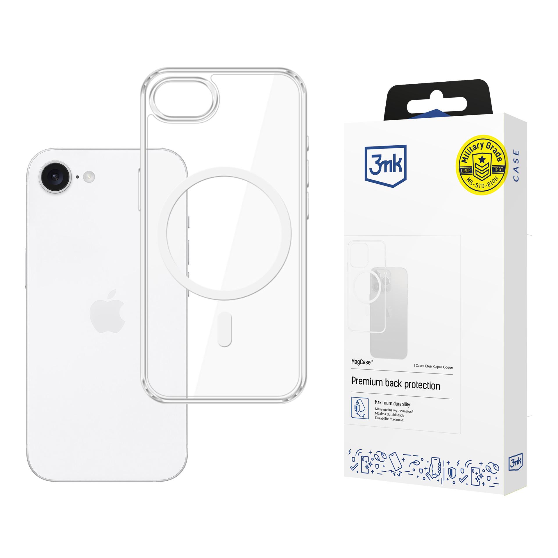 Чехол 3mk Clear MagCase Apple iPhone 16e