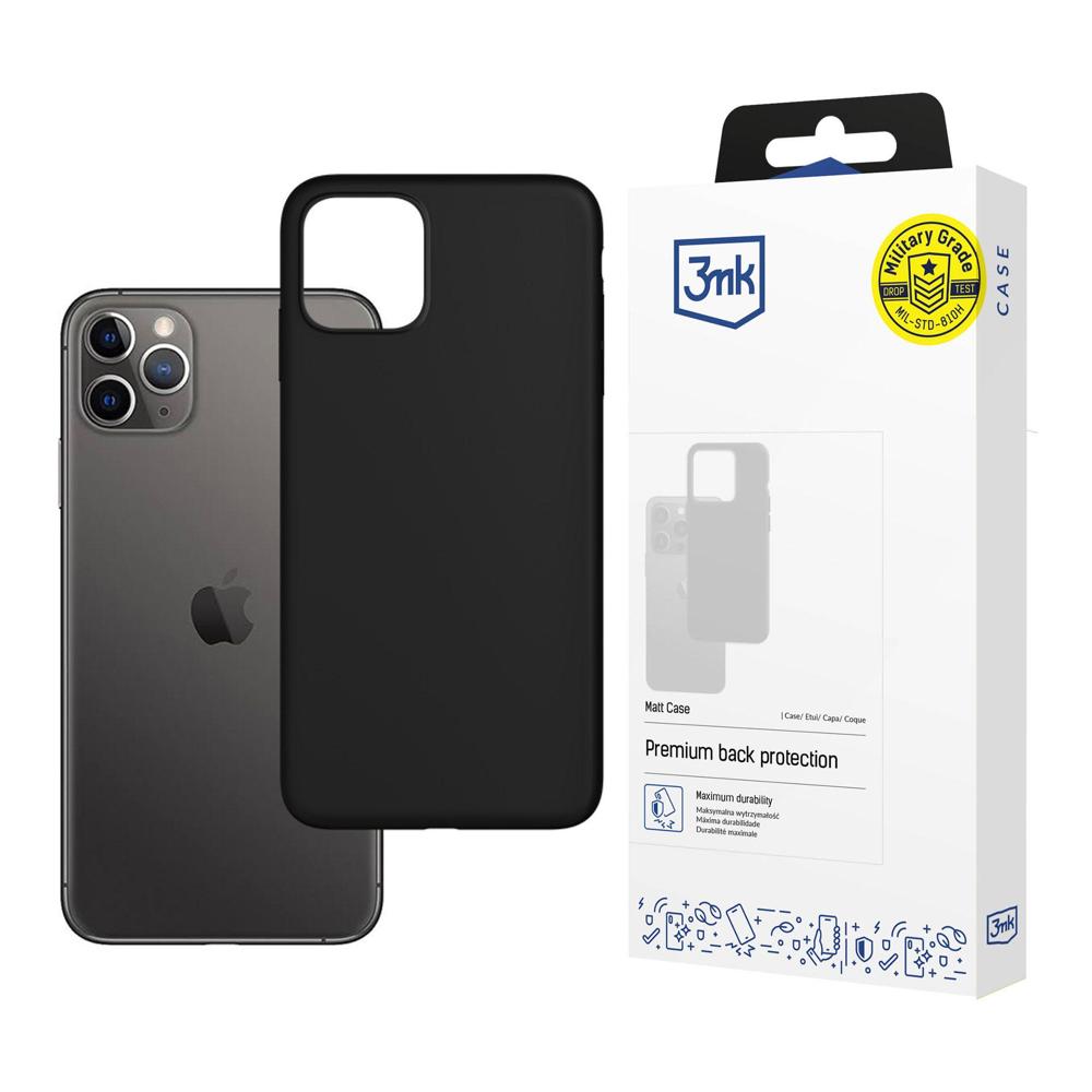3mk Matt Ümbris jaoks iPhone 11 Pro Max - must