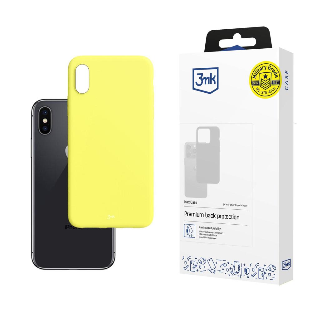 3mk Matt Case ümbris iPhone X / XS - kollane