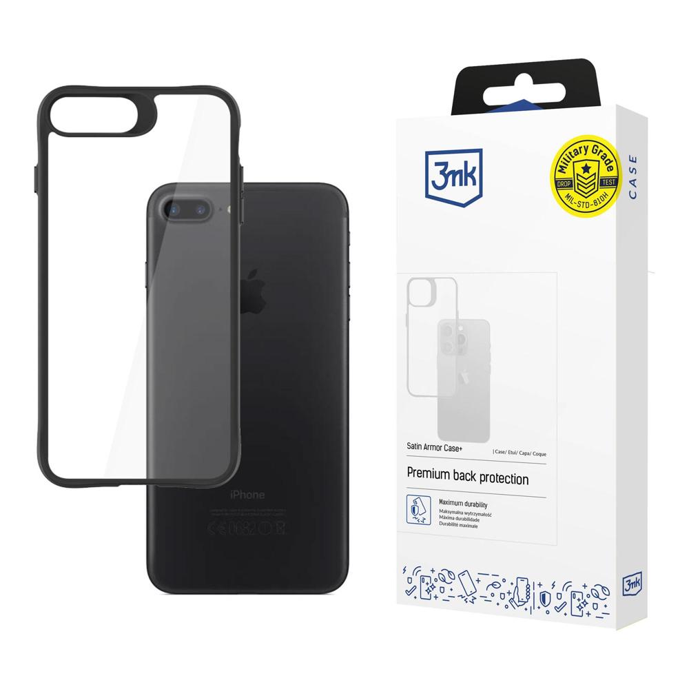 3mk Satin Armor Ümbris+ ümbris jaoks iPhone 7 / 8 / SE 2020 / SE 2022 - läbipaistev