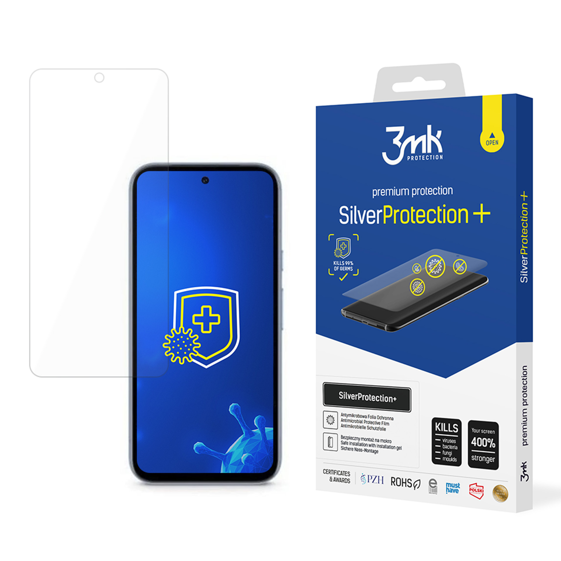Antibakteriaalne kaitsekile 3mk SilverProtection+ Google Pixel 8A 5G