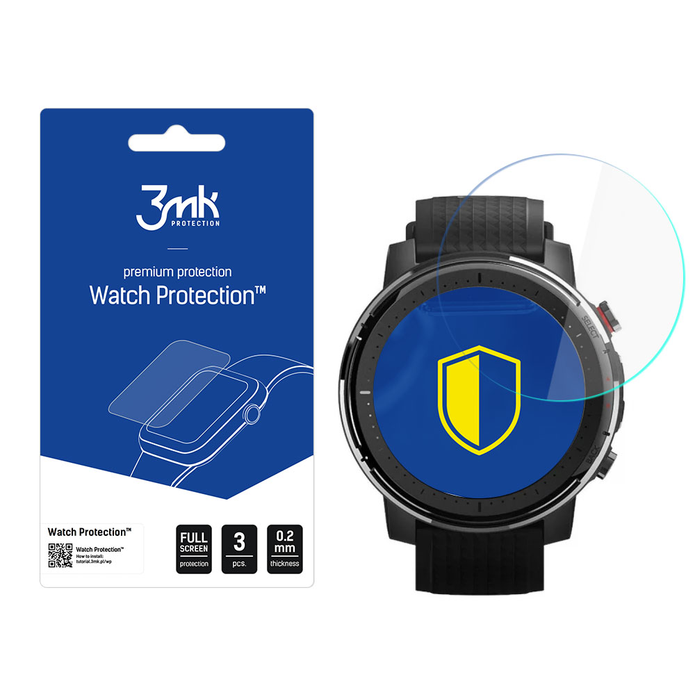 3mk Watch Protection™ v. FlexibleGlass hübriidklaas Xiaomi Amazfit Stratos 3
