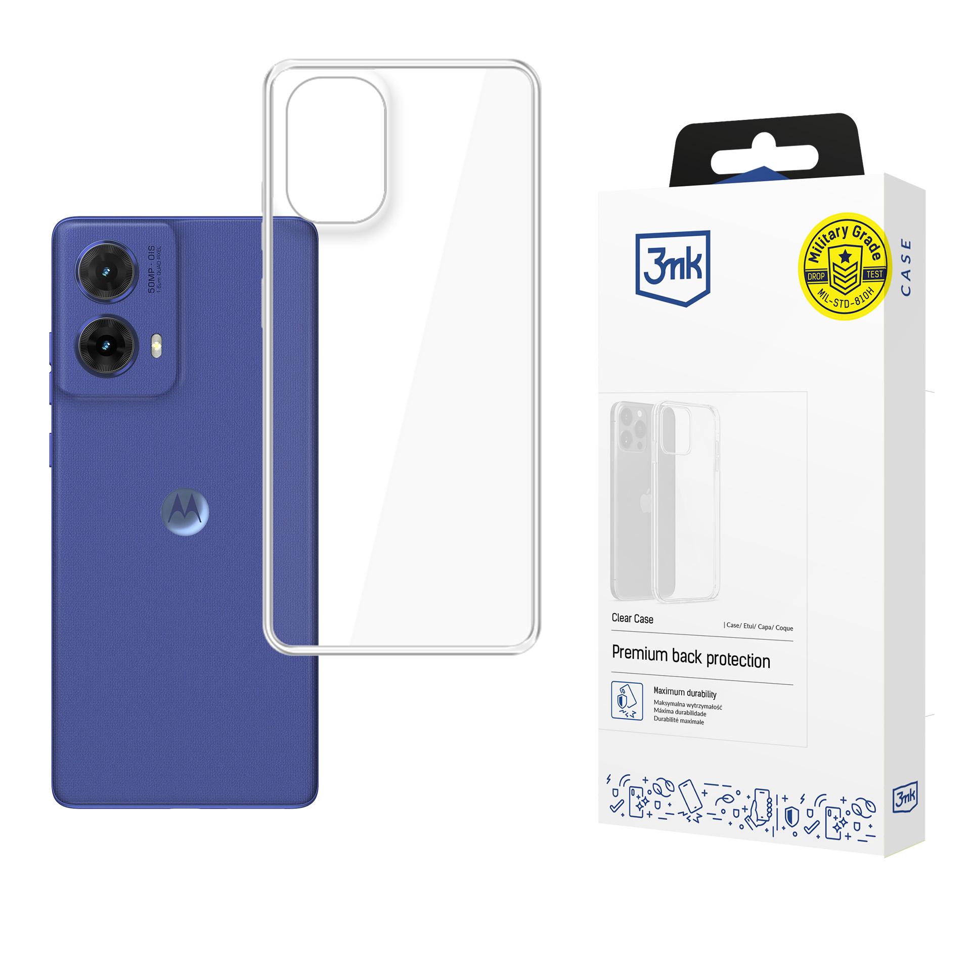 3mk Clear Ümbris jaoks Motorola Moto G85 - läbipaistev