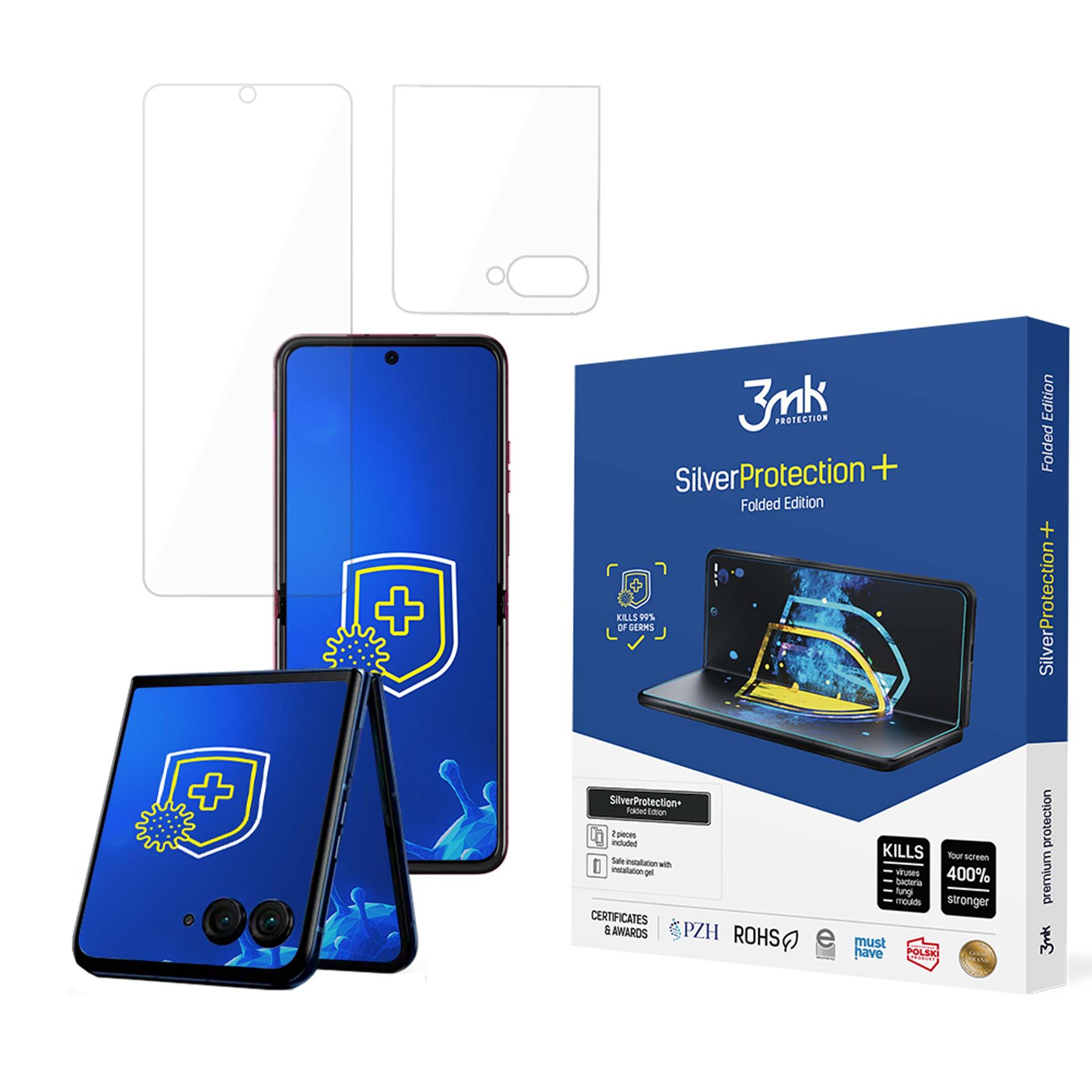 Antibakteriaalne kaitsekile 3mk SilverProtection+ Folded Edition Motorola Razr 50 Ultra