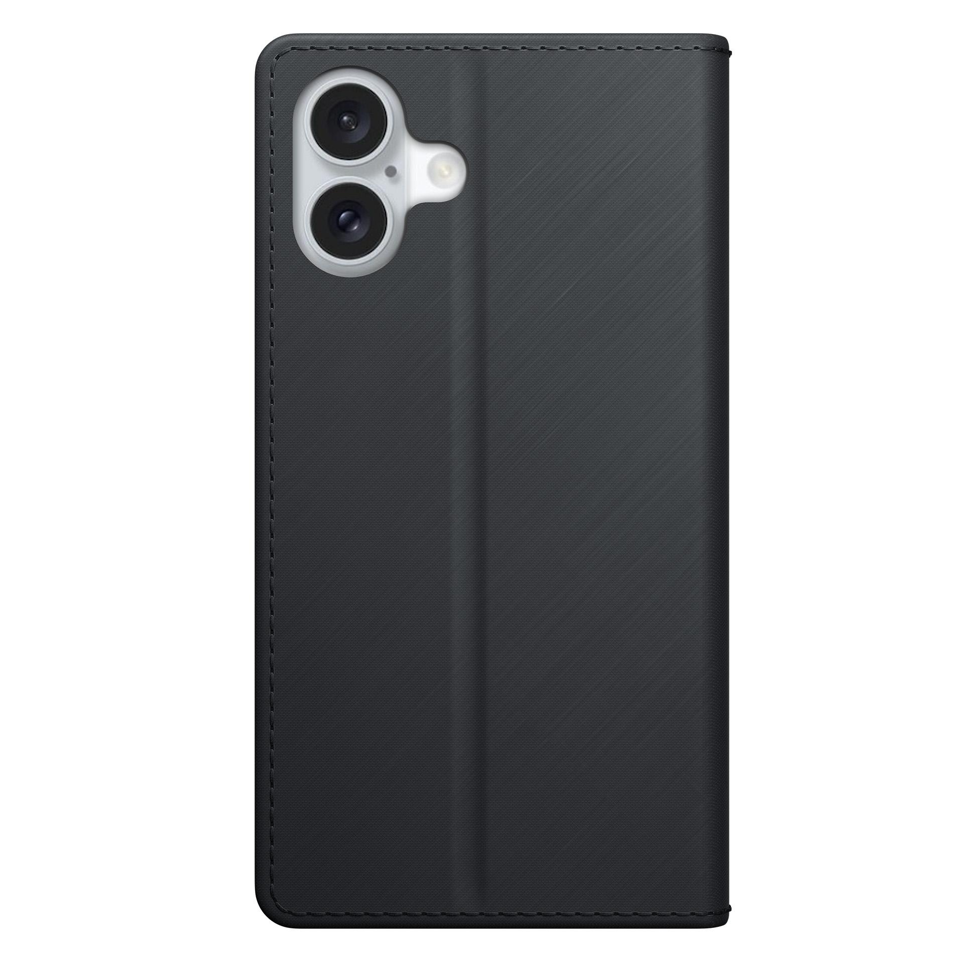 3mk Wallet Ümbris jaoks iPhone 16 Plus - must