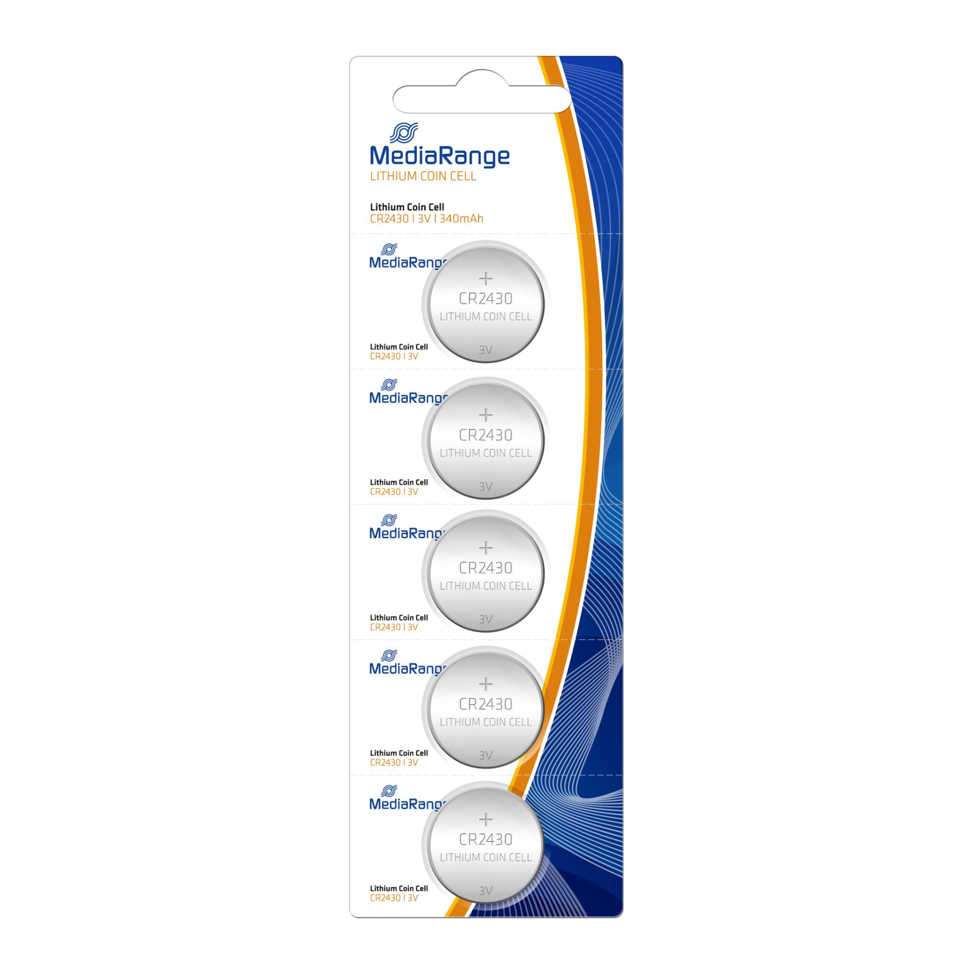 Liitiumpatarei CR2430 3V/5tk MediaRange