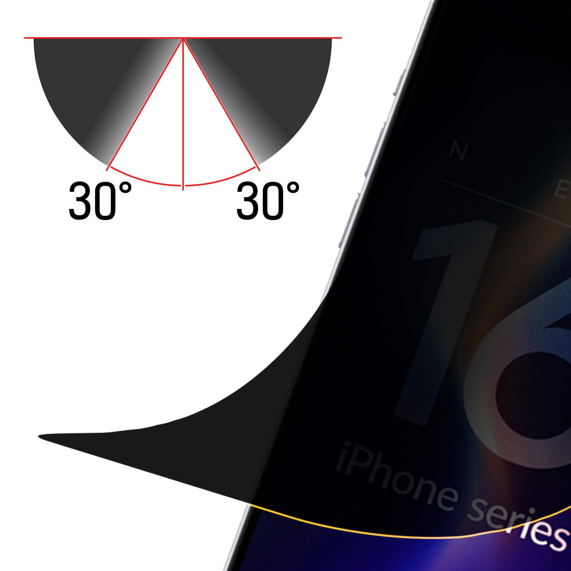 Matt privaatsuskaitsega kile 3mk Silky Matt Privacy iPhone 16 Pro