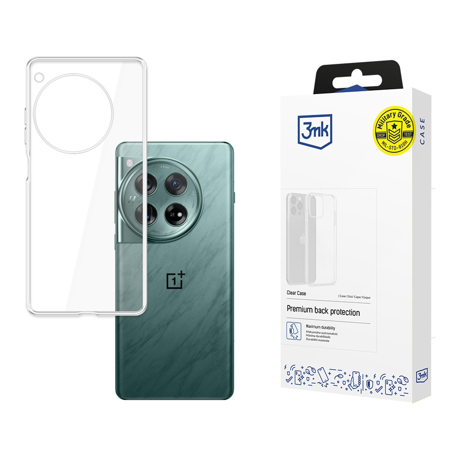 Чехол 3mk Clear для OnePlus 12 - прозрачный