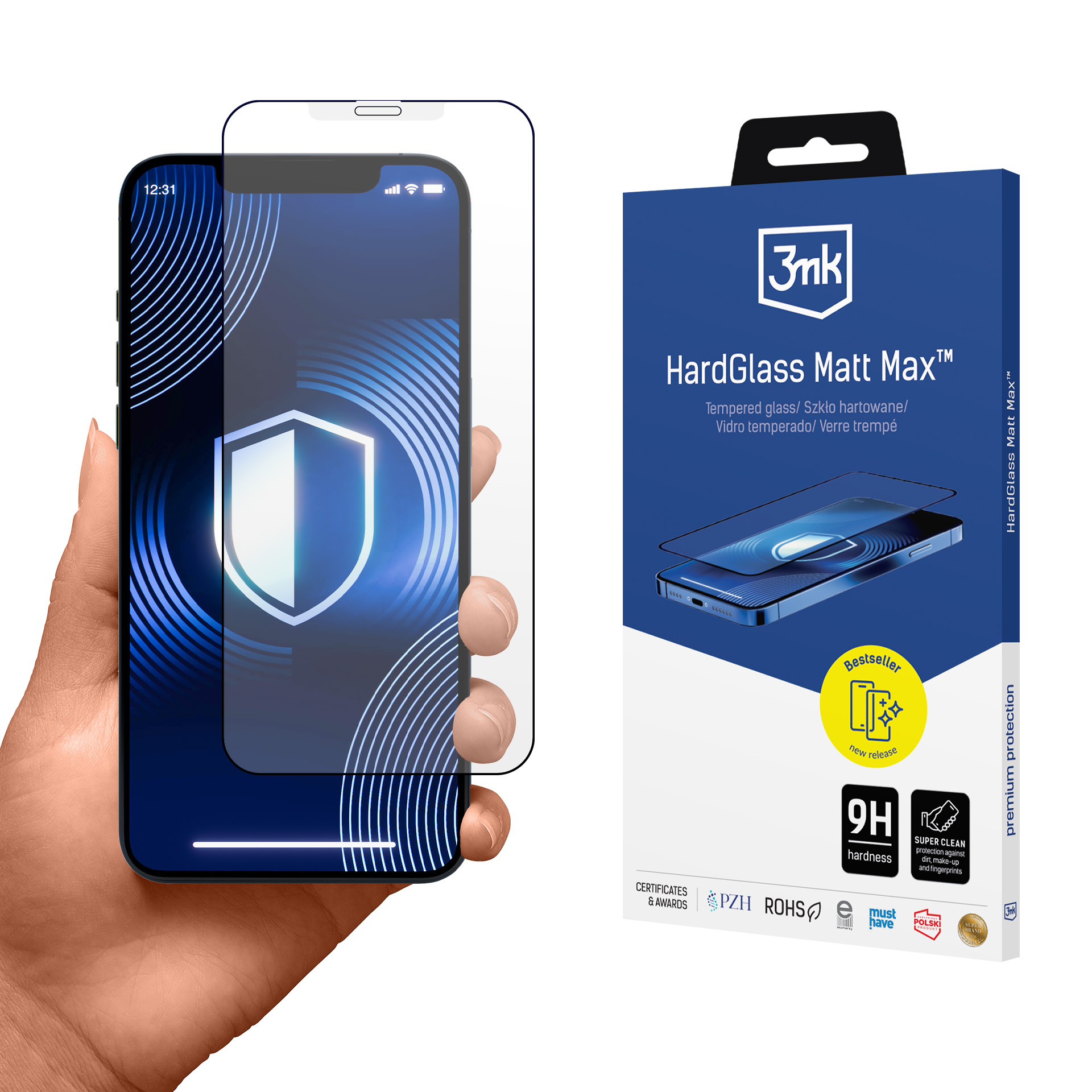 Закалённое стекло 3mk HardGlass Matt Max для iPhone XS Max / 11 Pro Max