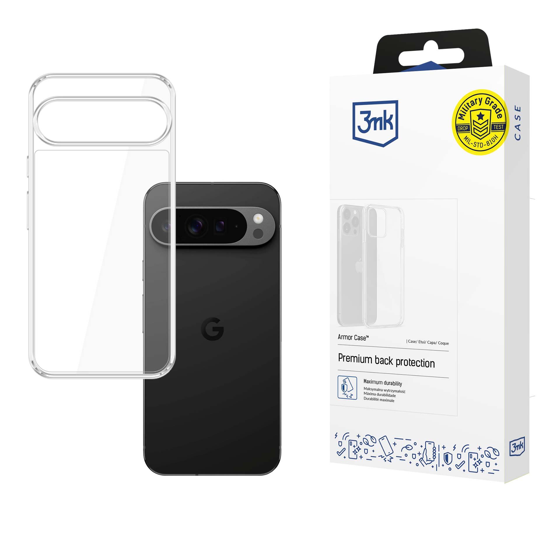 3mk Armor Ümbris jaoks Google Pixel 9 / 9 Pro - läbipaistev