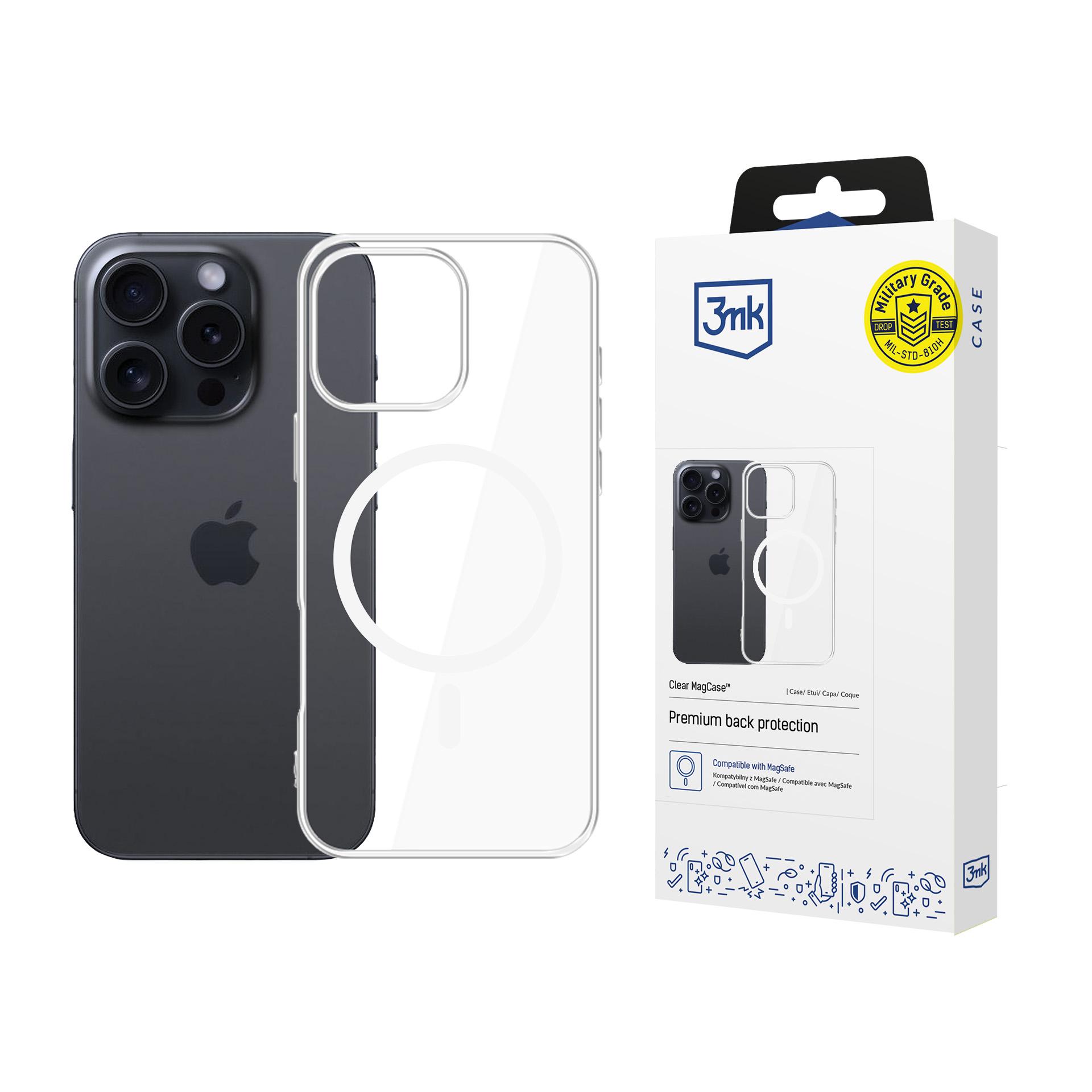 Ümbris 3mk Clear MagCase Apple iPhone 16 Pro