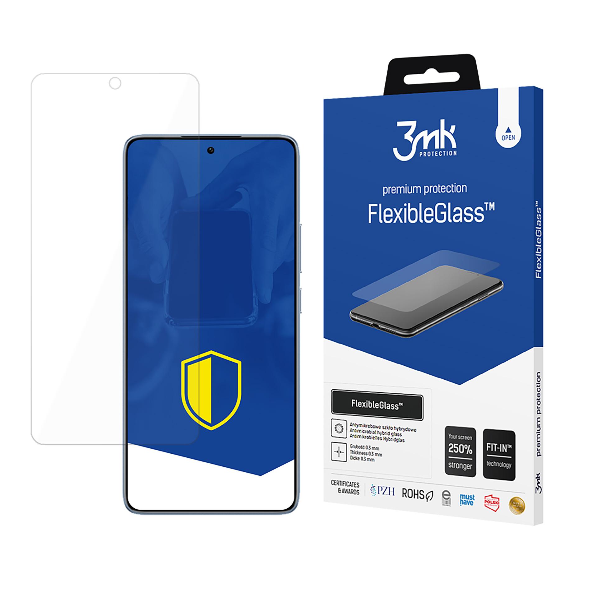 Hübriidklaas 3mk FlexibleGlass jaoks Xiaomi 14T / 14T Pro