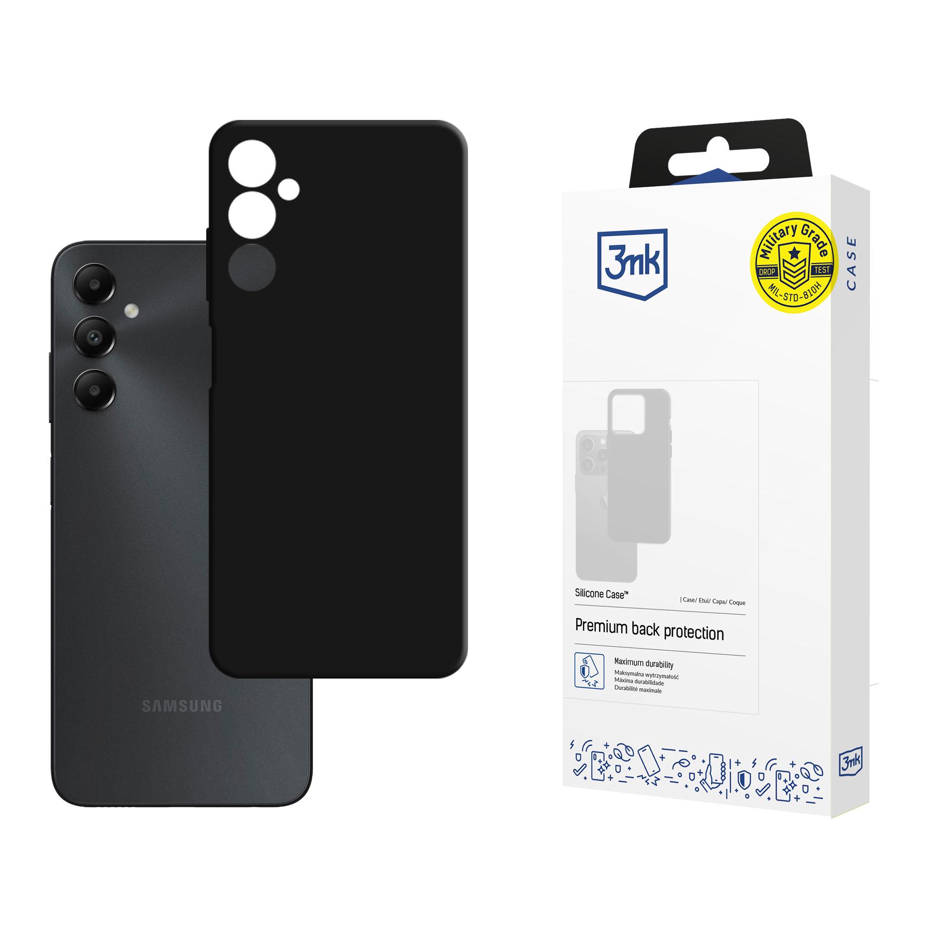3mk Silicone Case silikoonümbris Samsung Galaxy A05s - must