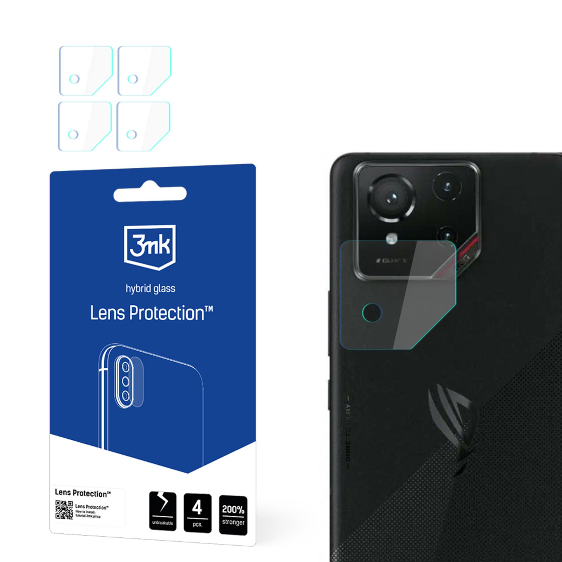 Гибридное стекло для объектива камеры 3mk Lens Protection для Asus ROG Phone 9/9 Pro
