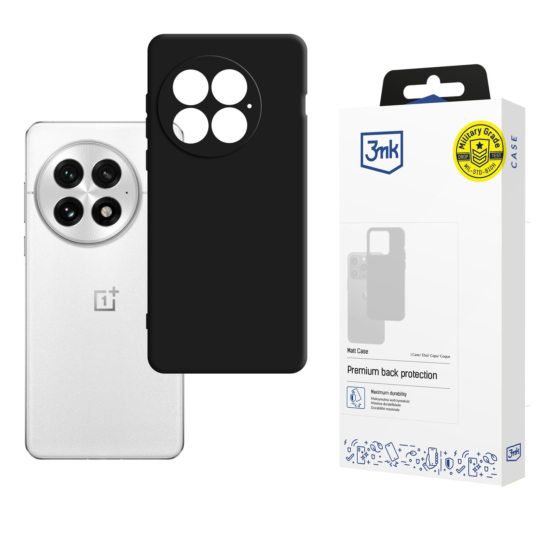 3mk Matt Ümbris jaoks OnePlus 13 - must