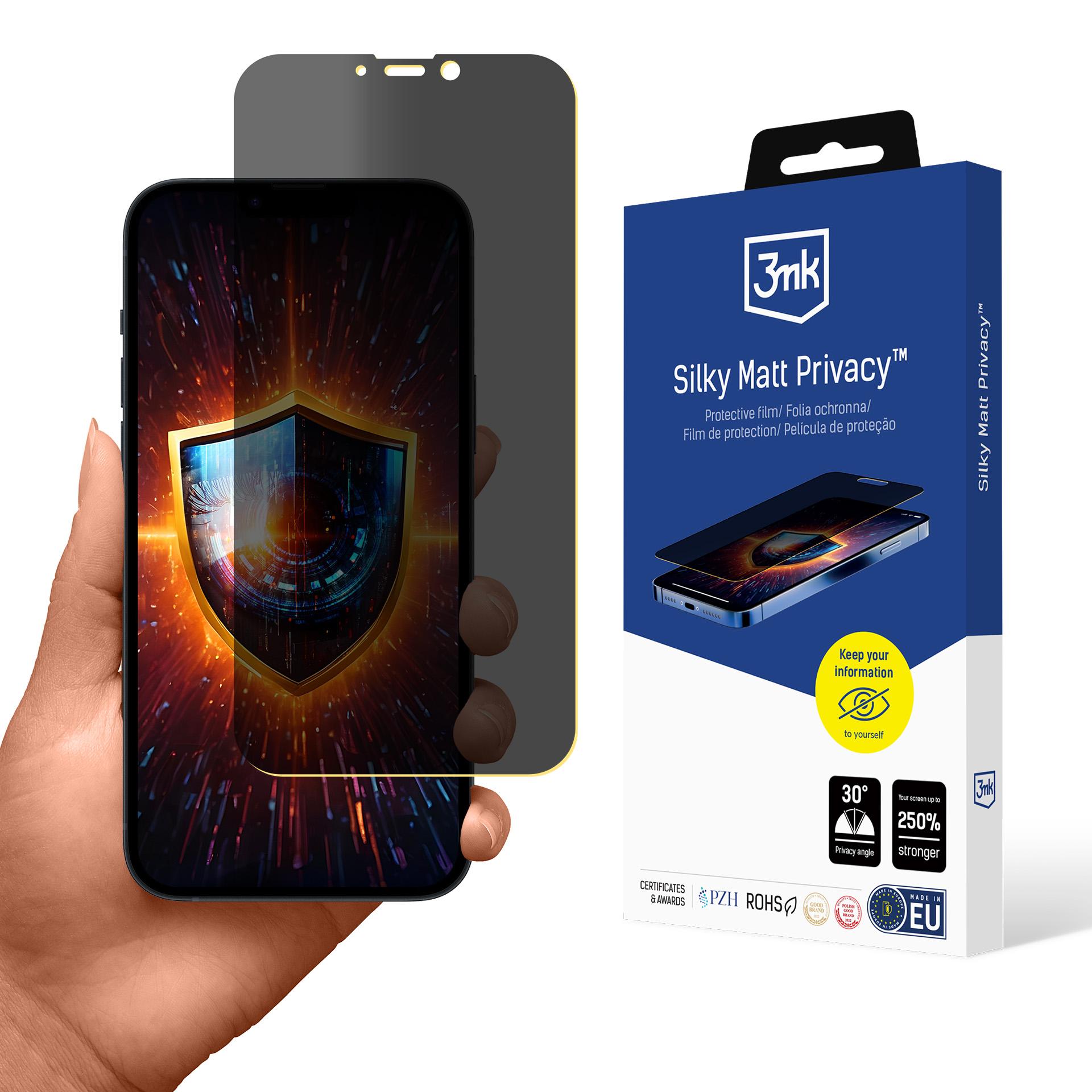 3mk Silky Matt Privacy matt ekraanikaitse Apple iPhone 14 Plus