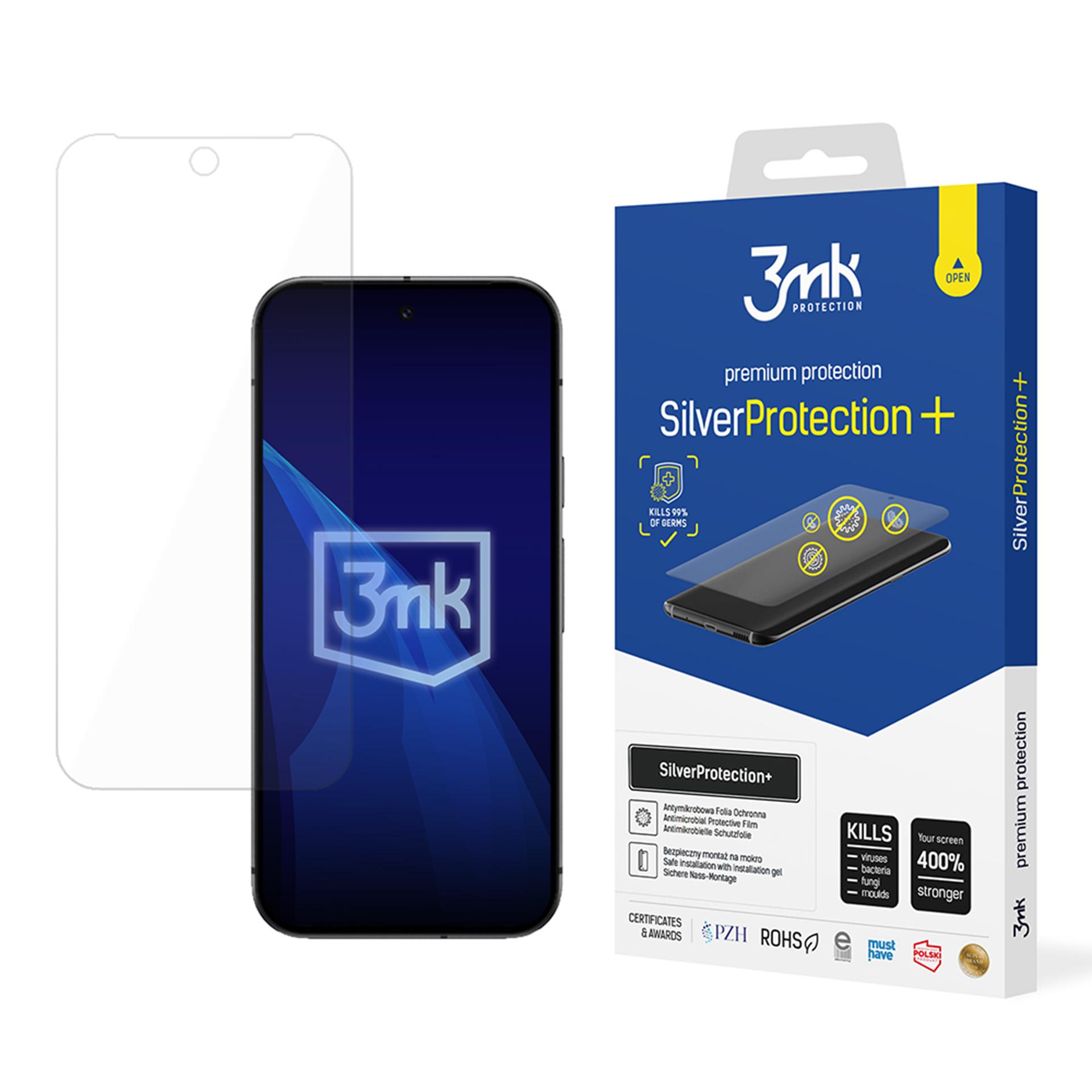 3mk SilverProtection+ антибактериальная защитная пленка Google Pixel 9A