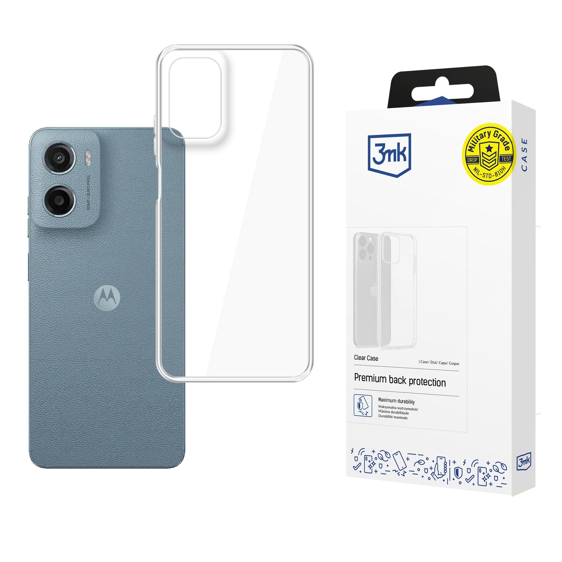 3mk läbipaistev Ümbris jaoks Motorola Moto G05 / E15 G4 - läbipaistev