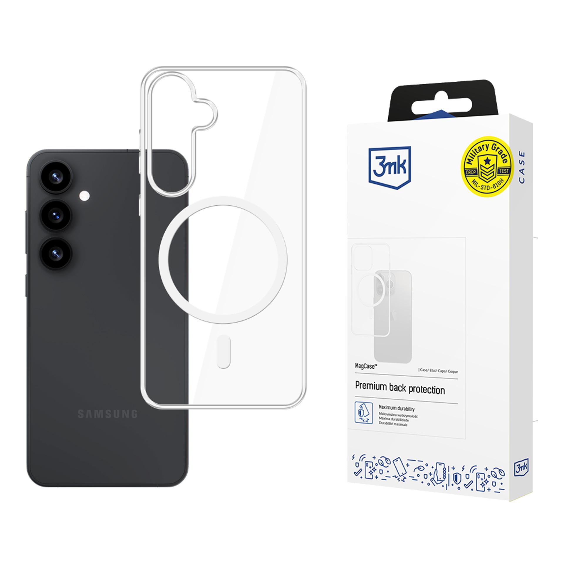 3mk MagCase jaoks Samsung Galaxy S25+ - läbipaistev