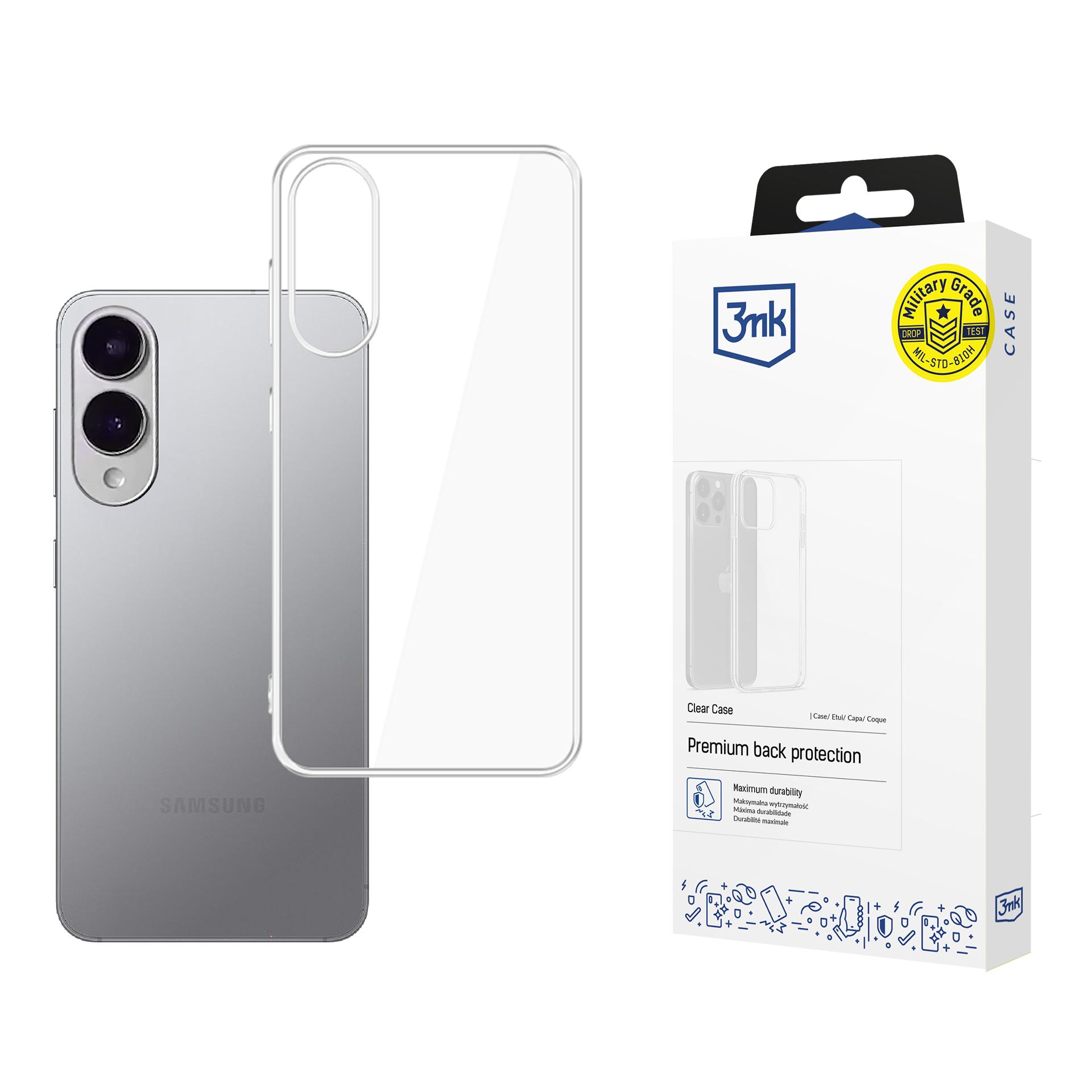 Ümbris 3mk Clear Ümbris 1,2mm Samsung S937 S25 Edge