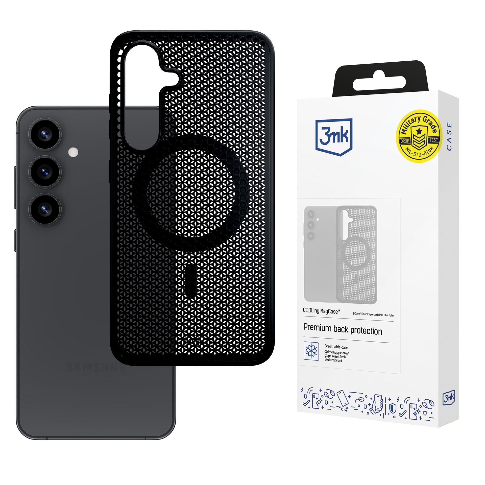 3mk COOLing MagCase jaoks Samsung Galaxy S25+ - must
