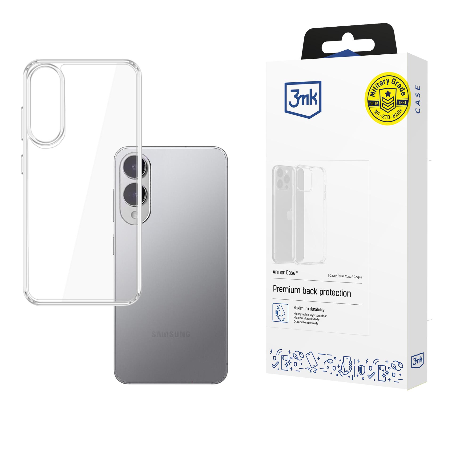 3mk Armor Ümbris jaoks Samsung Galaxy S25 Edge - läbipaistev