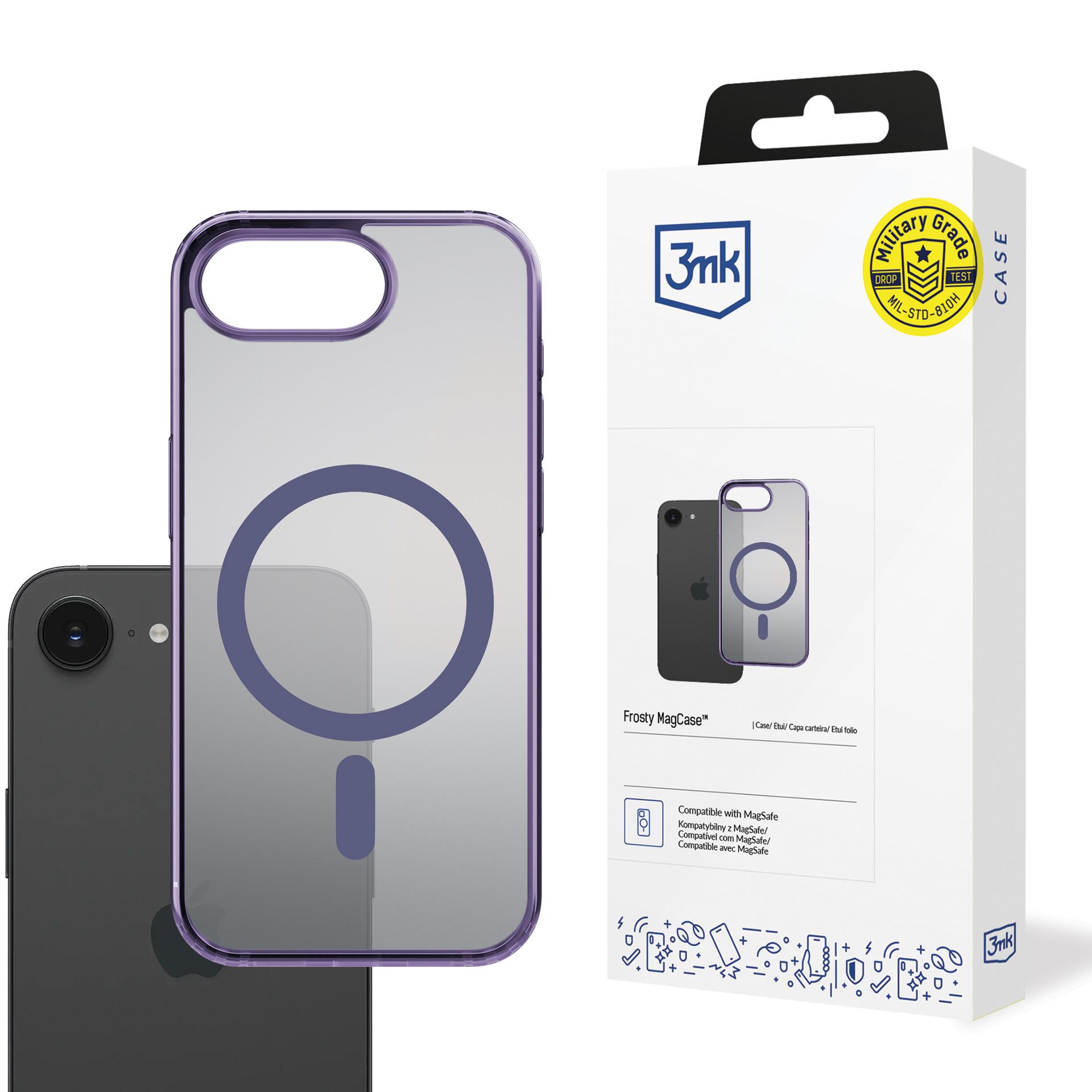 3mk Frosty MagCase jaoks Apple iPhone 16E - lilla