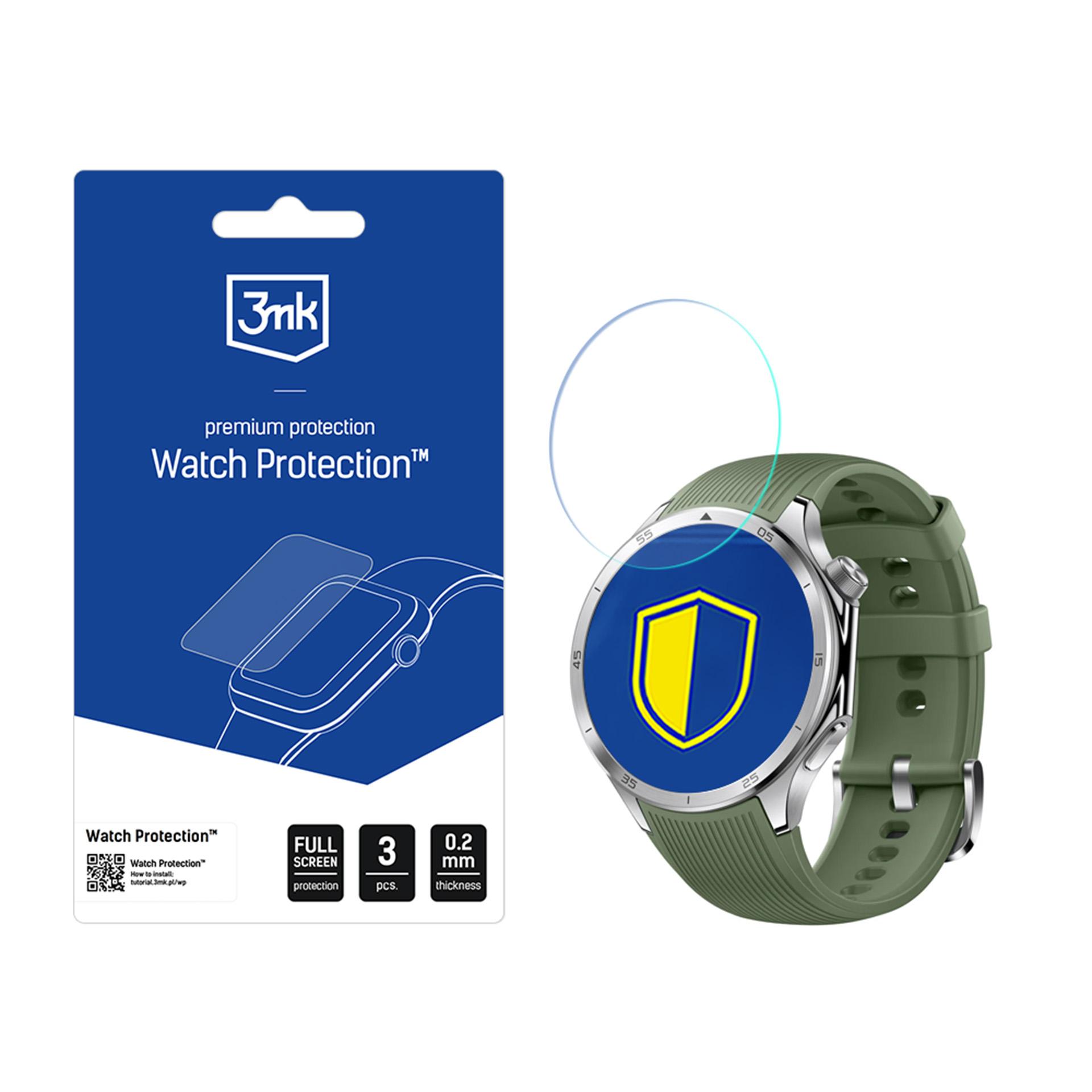 Гибридное стекло 3mk Watch Protection FlexibleGlass для OnePlus Watch 3