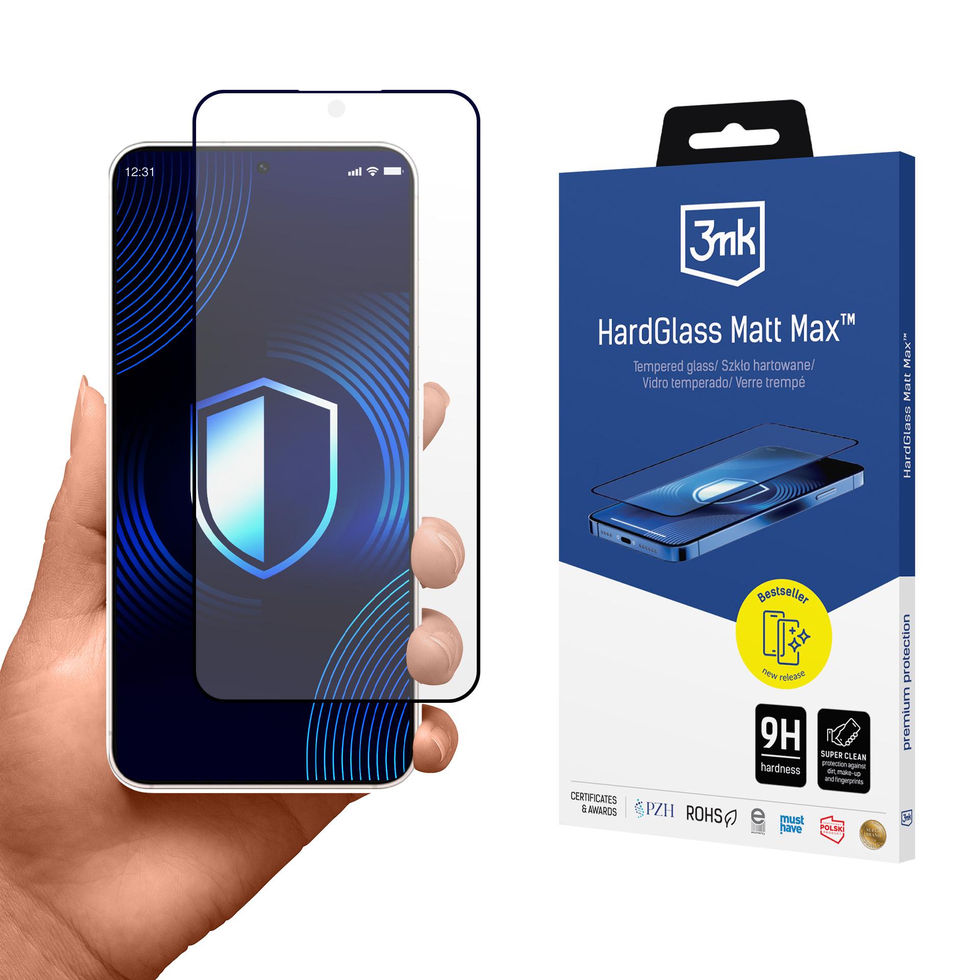 3mk HardGlass Matt Max karastatud klaas Samsung Galaxy S25 Edge