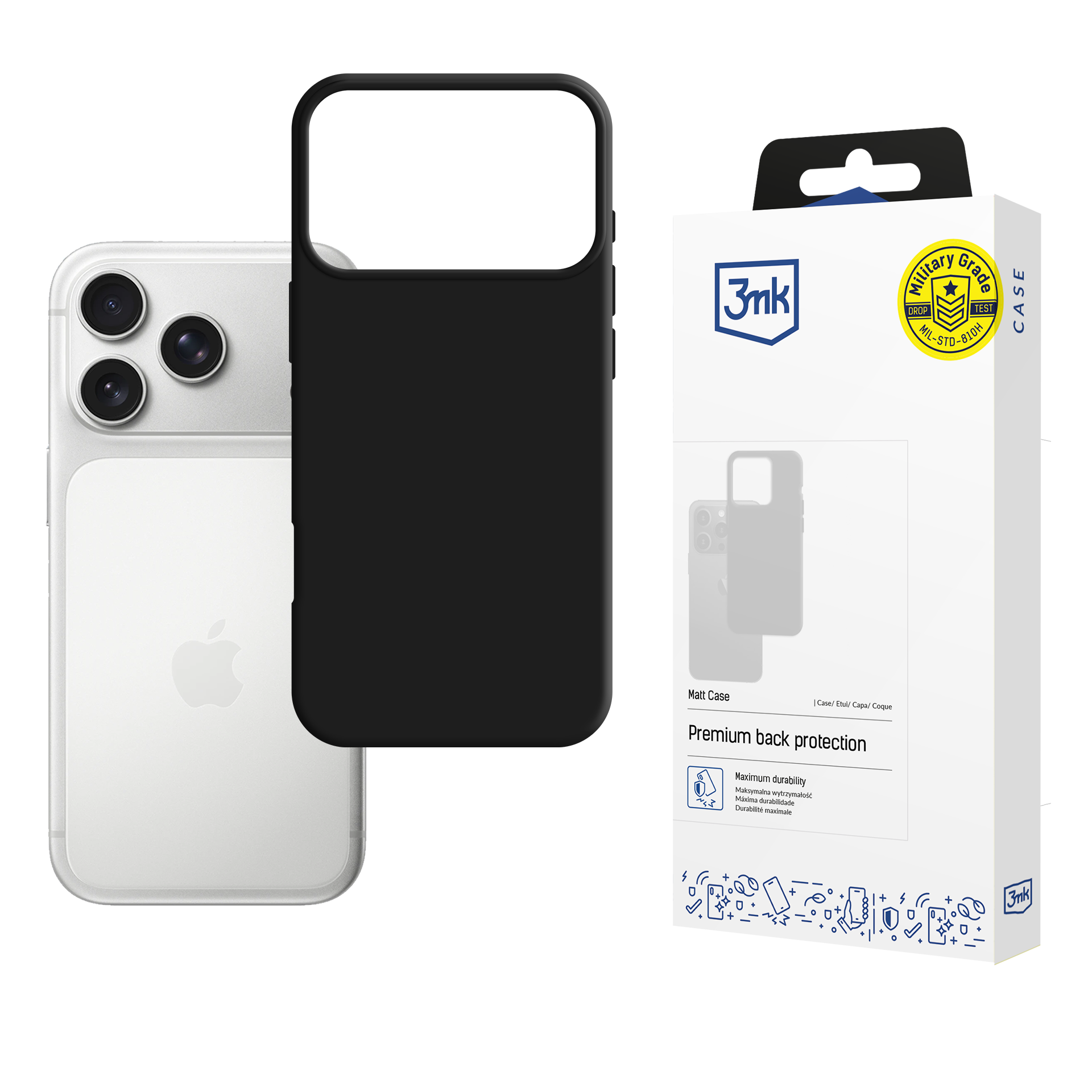 Case 3mk Matt Case Apple iPhone 17 Pro black