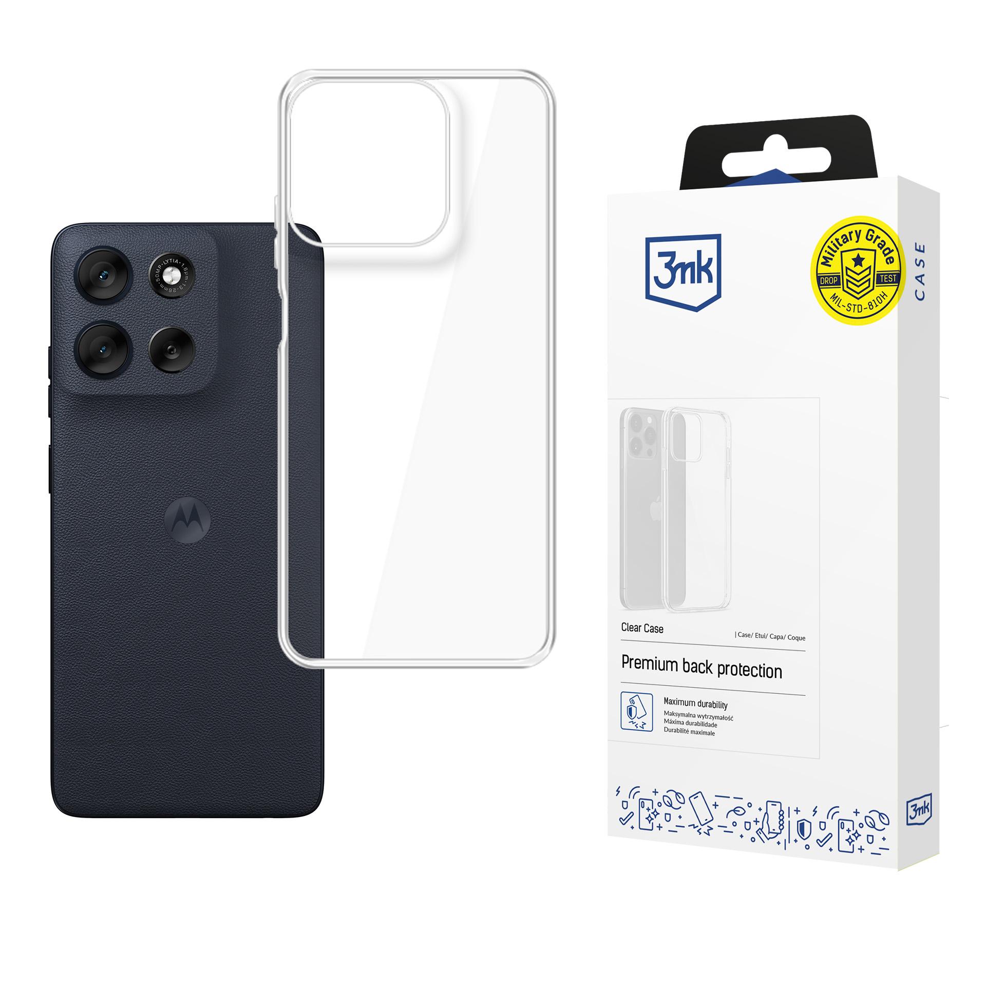 3mk Armor Ümbris jaoks Motorola Moto G56 - Läbipaistev