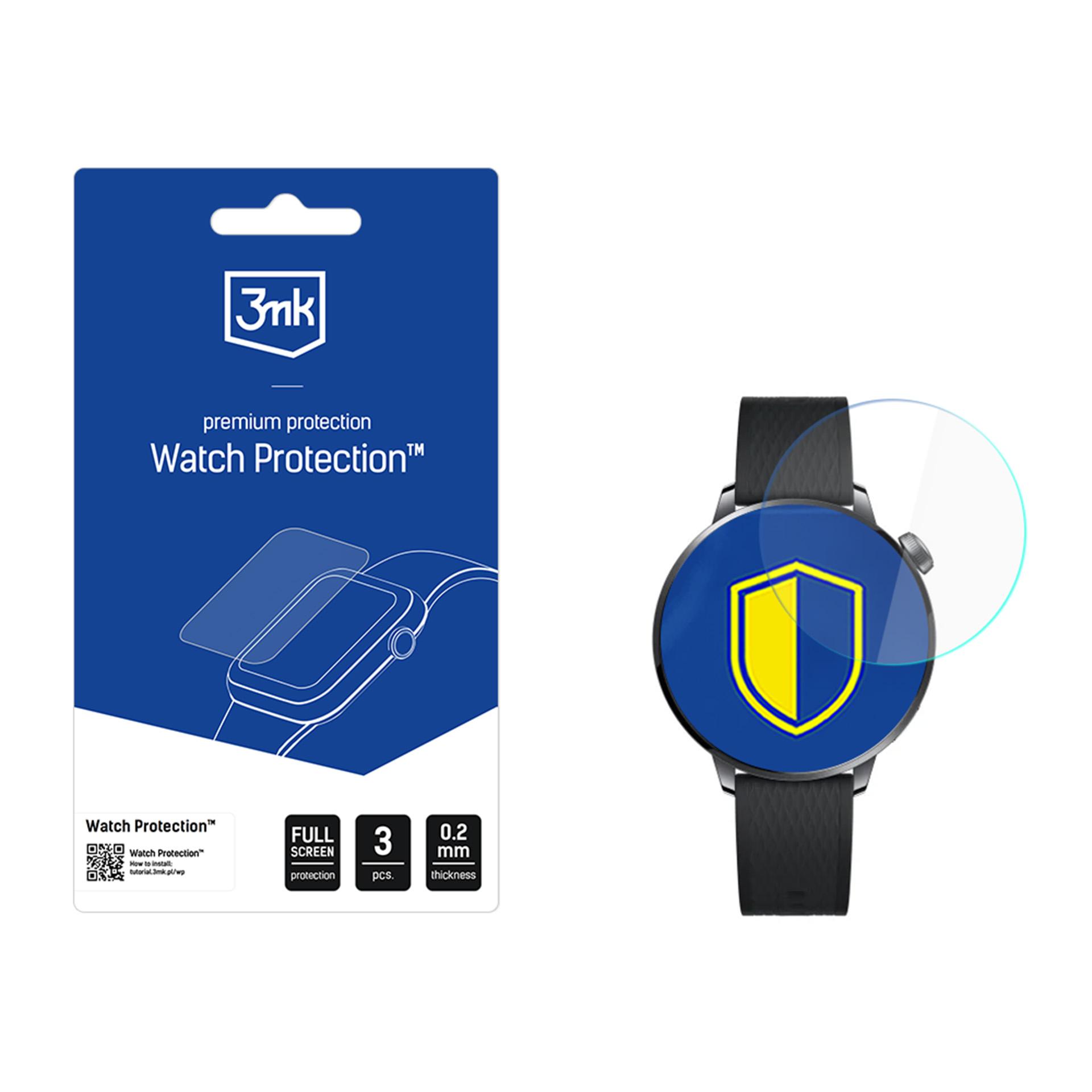 3mk Watch Protection ARC nutikella ekraanikaitse OnePlus Watch 3 43mm