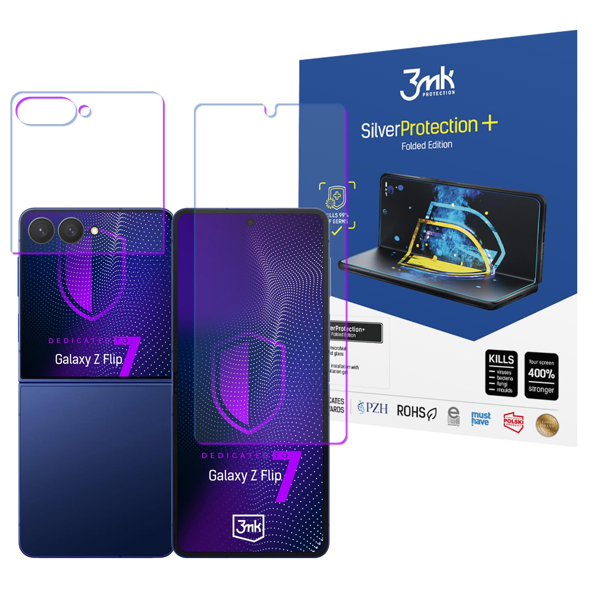 LCD Ekraanikaitse 3mk hõbedane Kaitse+ Folded Väljaanne Samsung F751 Z Flip7