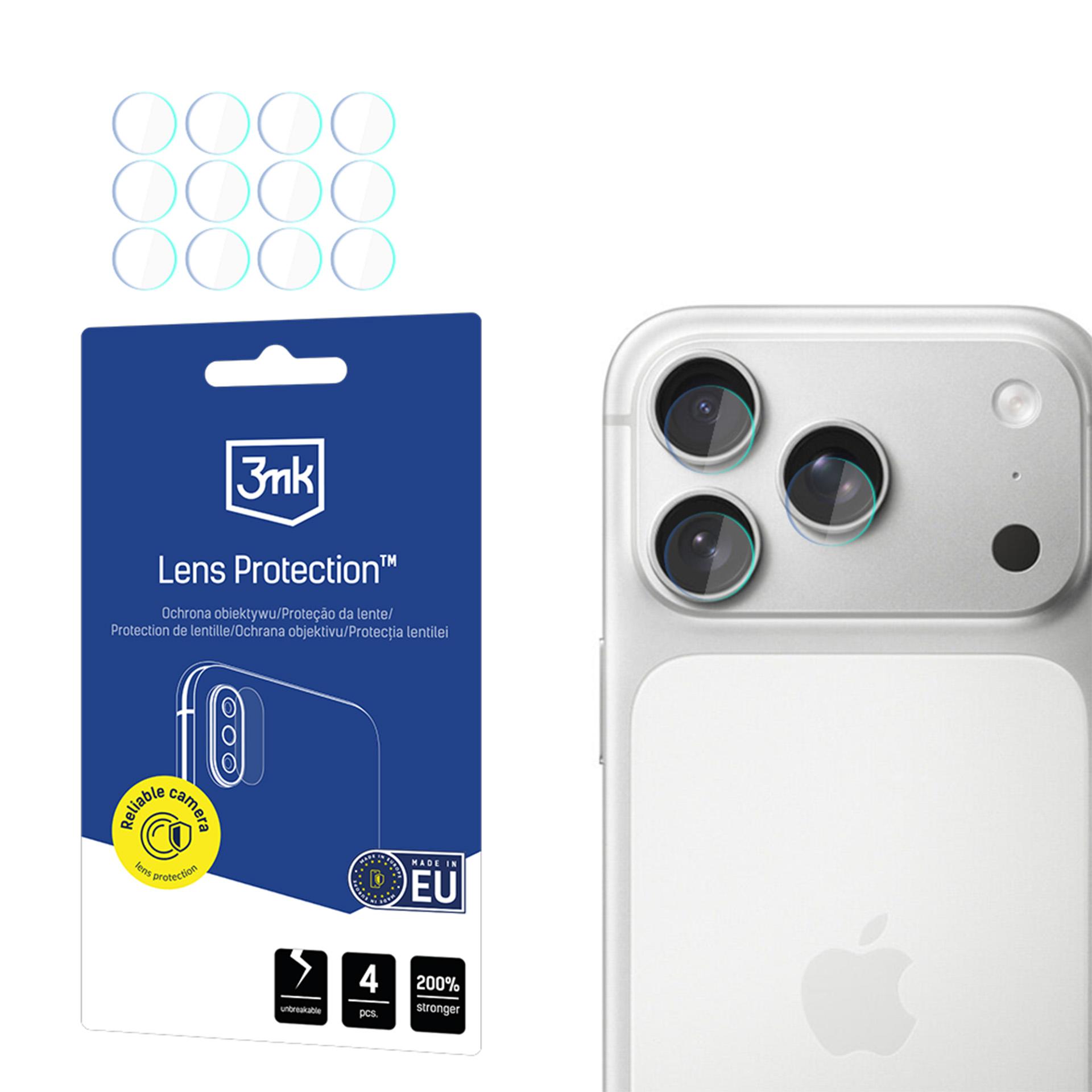 3mk Lens Protection Camera Lens Glass for Apple iPhone 17 Pro