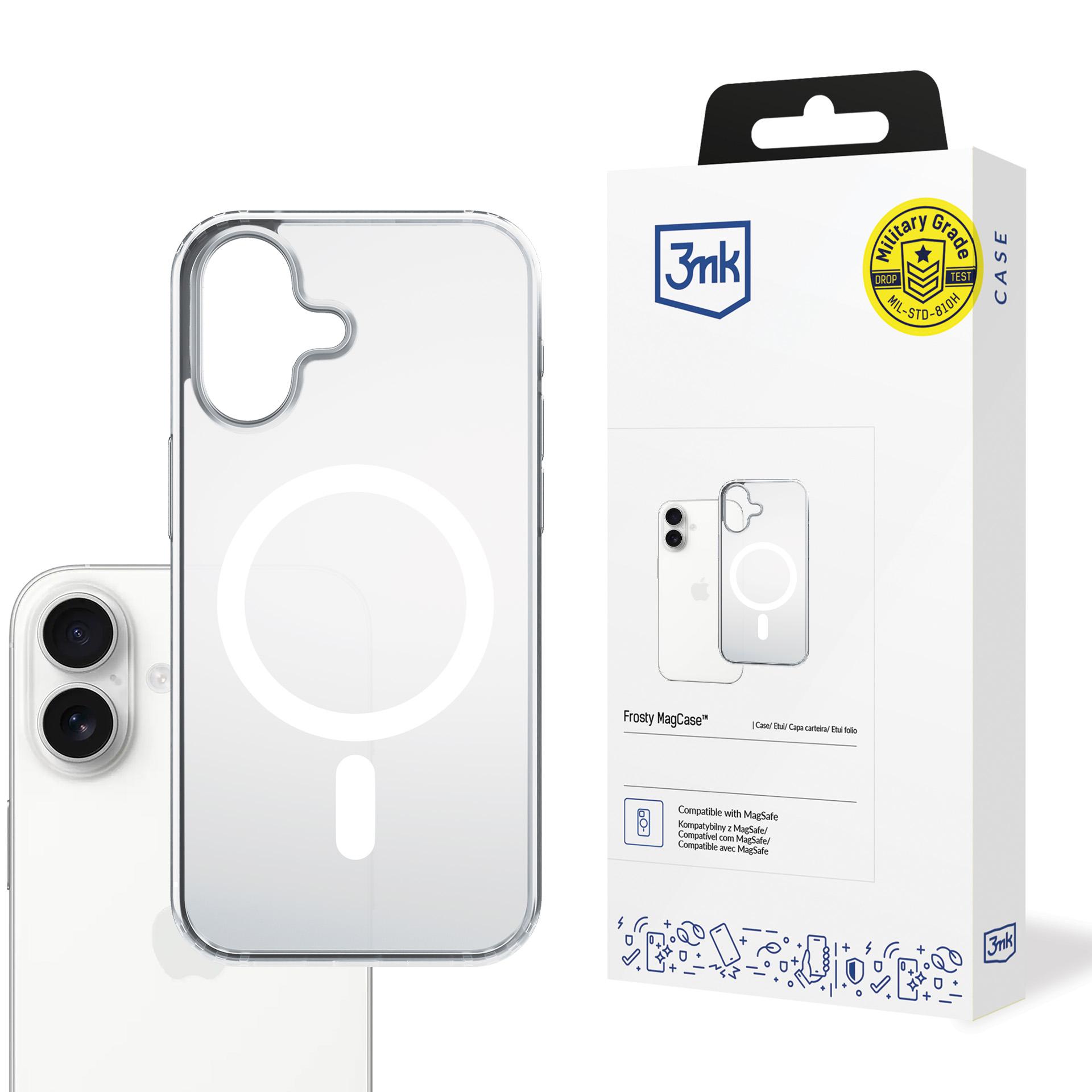 3mk Frosty MagCase jaoks iPhone 17 - valge