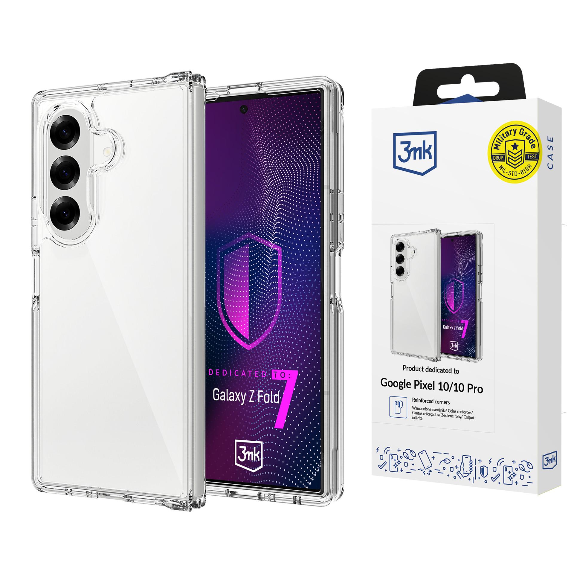 3mk Armor Ümbris jaoks Samsung Galaxy Z Fold 7 - Läbipaistev